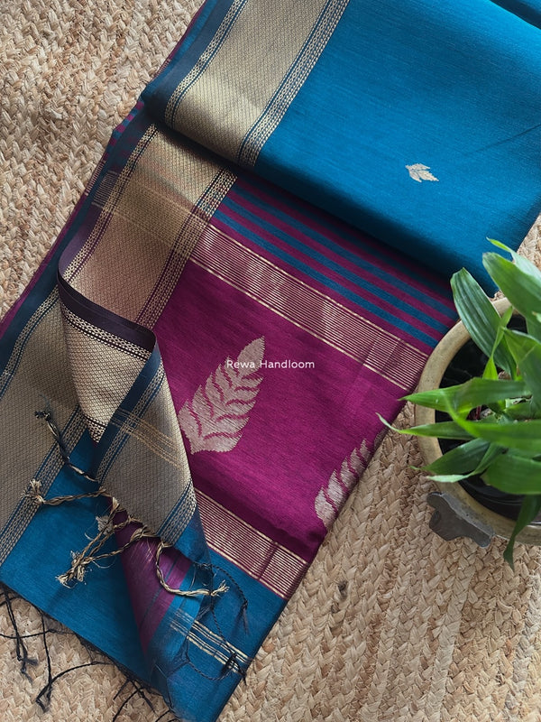 Maheshwari Butta Pallu Saree 