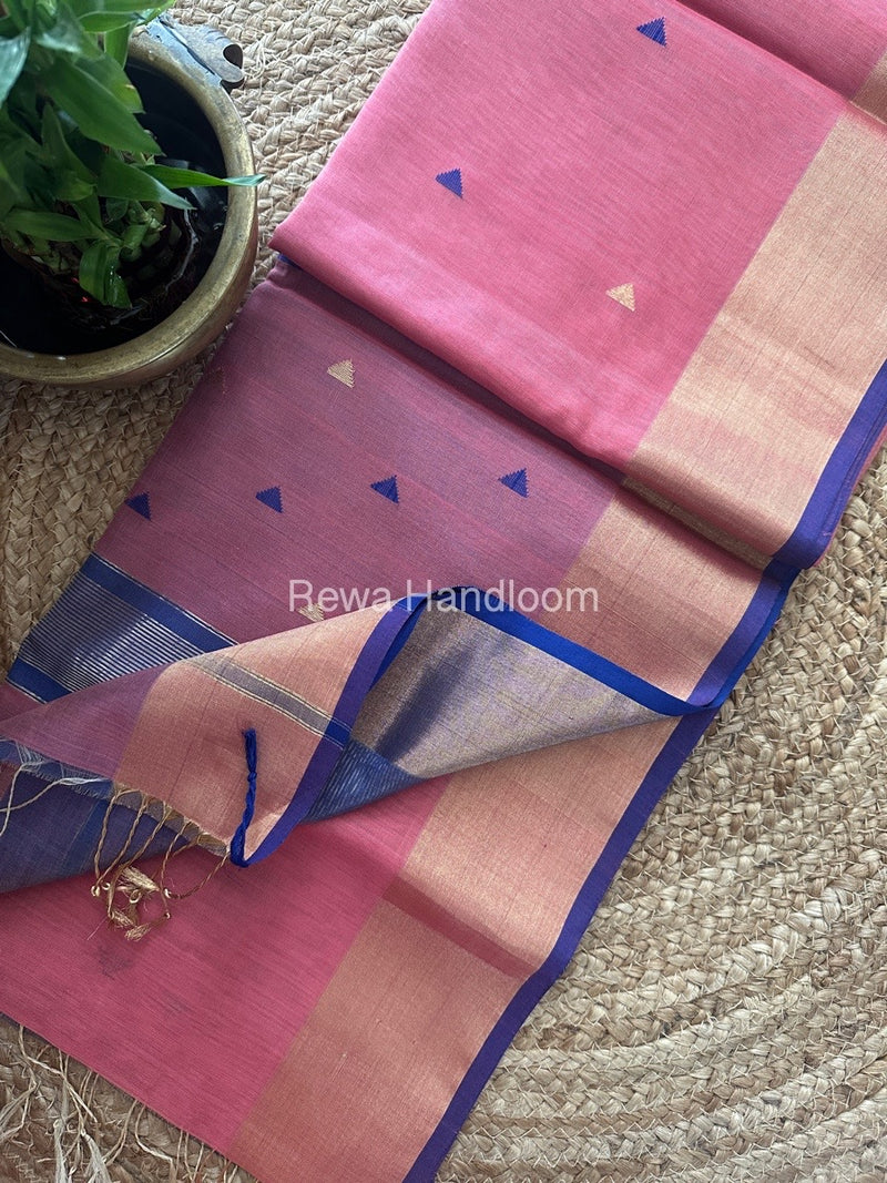 Zari Butti Maheshwari Saree
