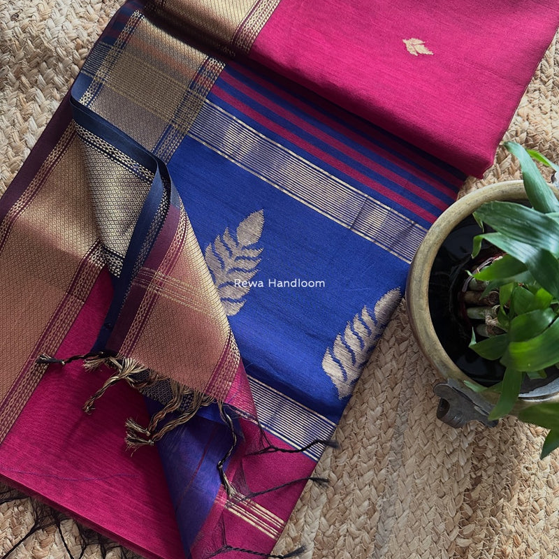 Maheshwari Butta Pallu Saree