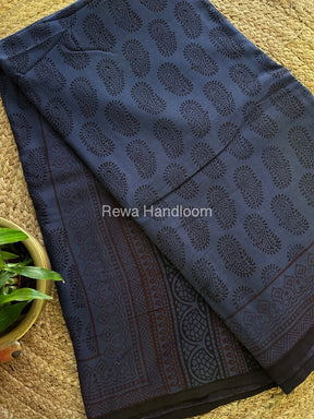 Bagh Print Cotton Saree 