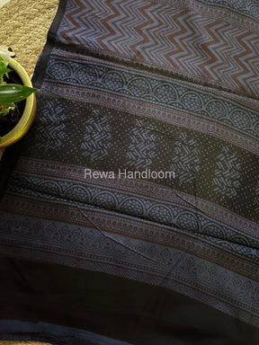 Blue Bagh Print Cotton Saree NCBP33