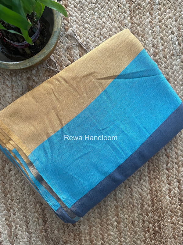 Exclusive Maheshwari Multicolor Four Paddle Weaving Saree FPS014