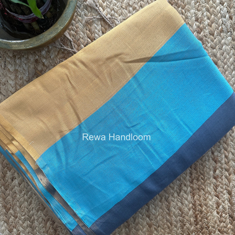 Exclusive Maheshwari Multicolor Four Paddle Weaving Saree FPS014
