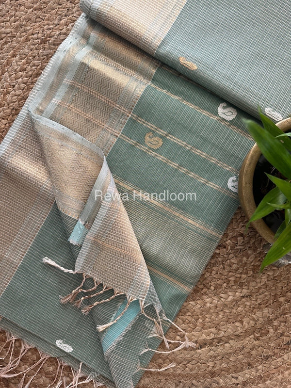 Maheshwari Tissue Butti Saree