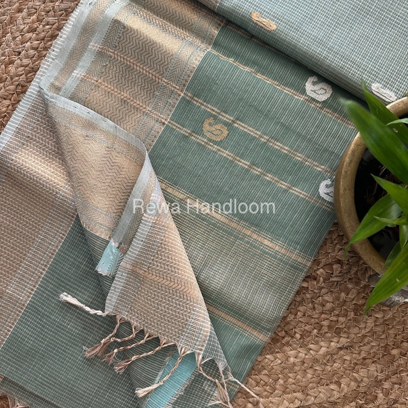 Maheshwari Tissue Butti Saree