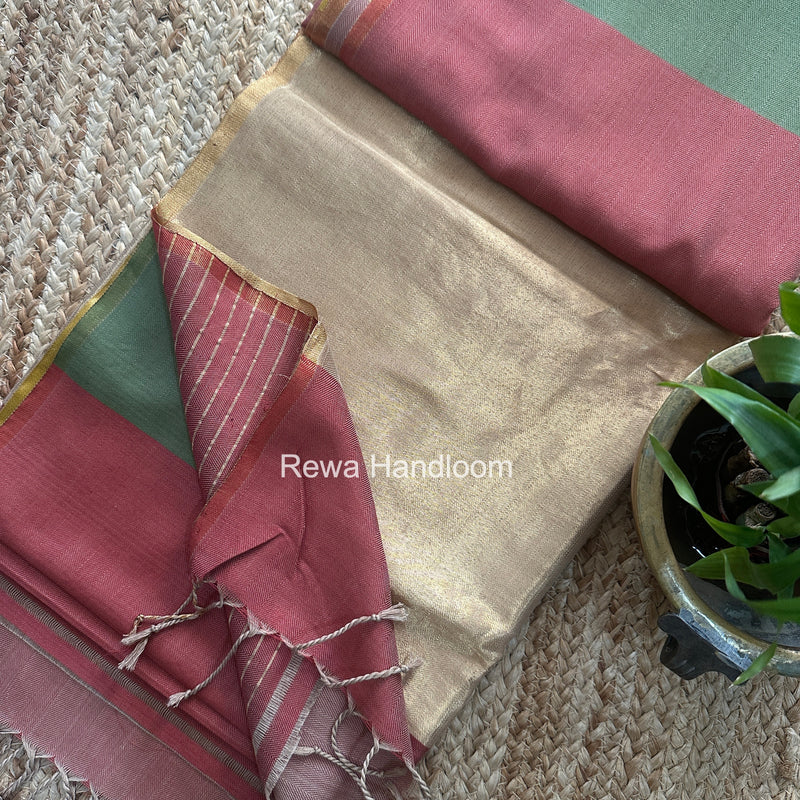Exclusive Maheshwari Four Paddle Weaving Saree