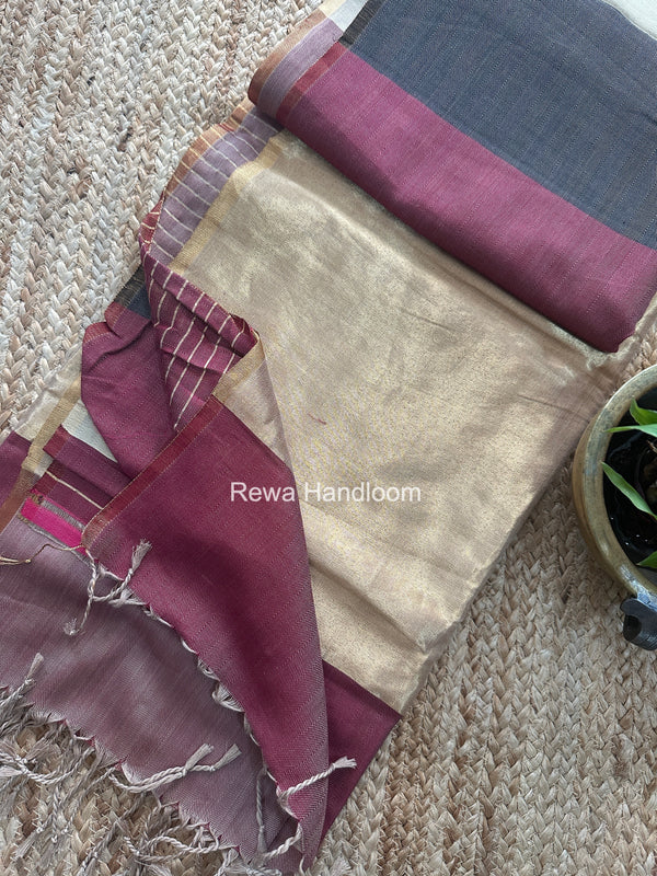 Exclusive Maheshwari Four Paddle Weaving Saree