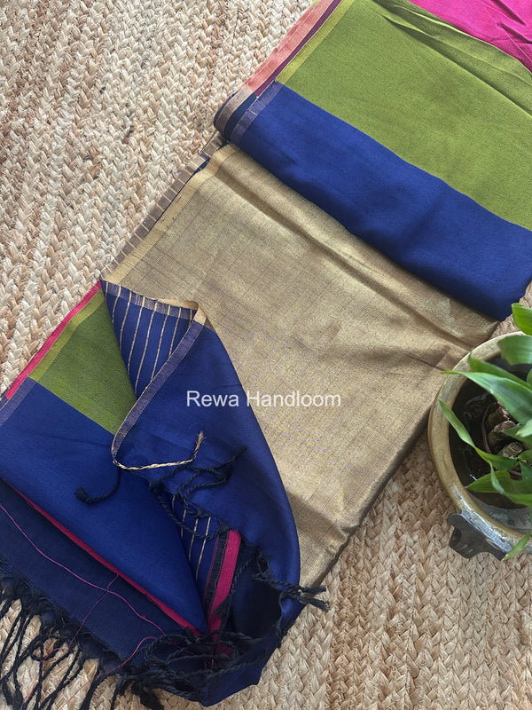 Exclusive Maheshwari Four Paddle Weaving Saree