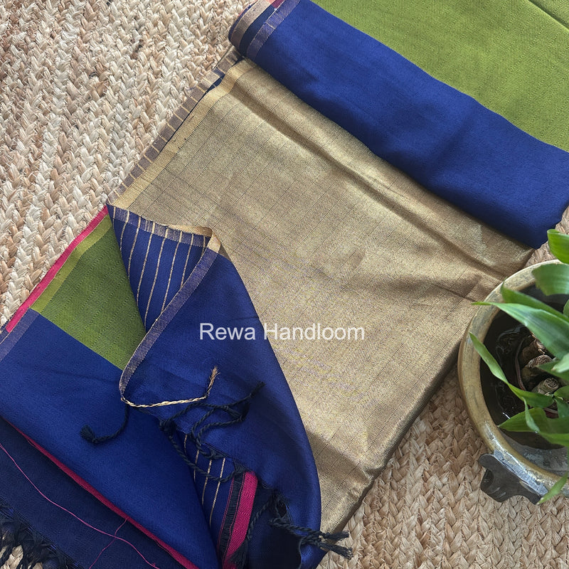 Exclusive Maheshwari Four Paddle Weaving Saree