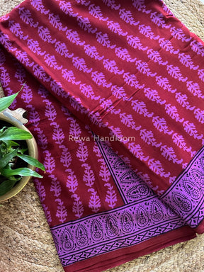  Bagh Print Cotton Saree