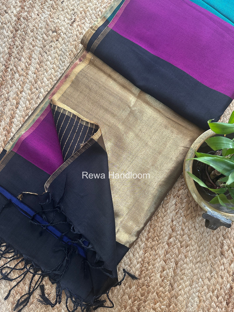 Exclusive Maheshwari Four Paddle Weaving Saree