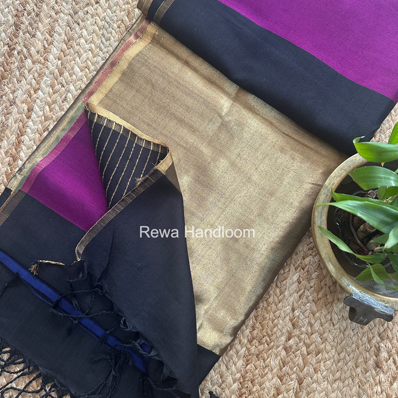 Exclusive Maheshwari Four Paddle Weaving Saree