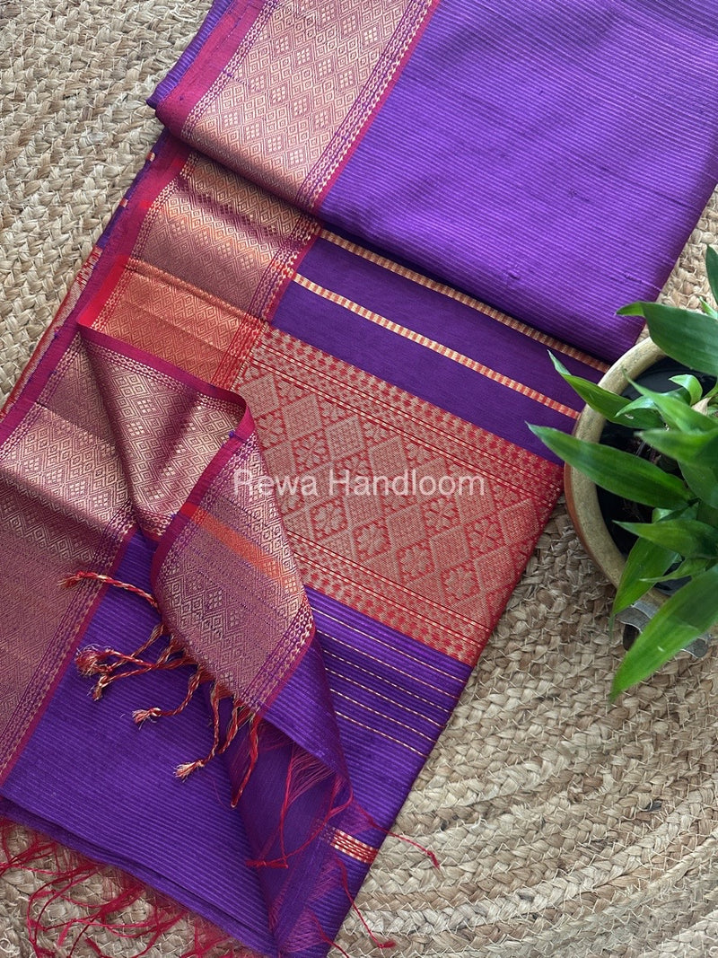 Maheshwari Rich Pallu Silk Saree