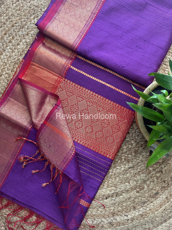 Maheshwari Rich Pallu Silk Saree