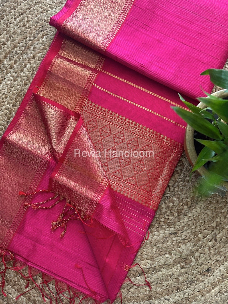 Maheshwari Rich Pallu Silk Saree