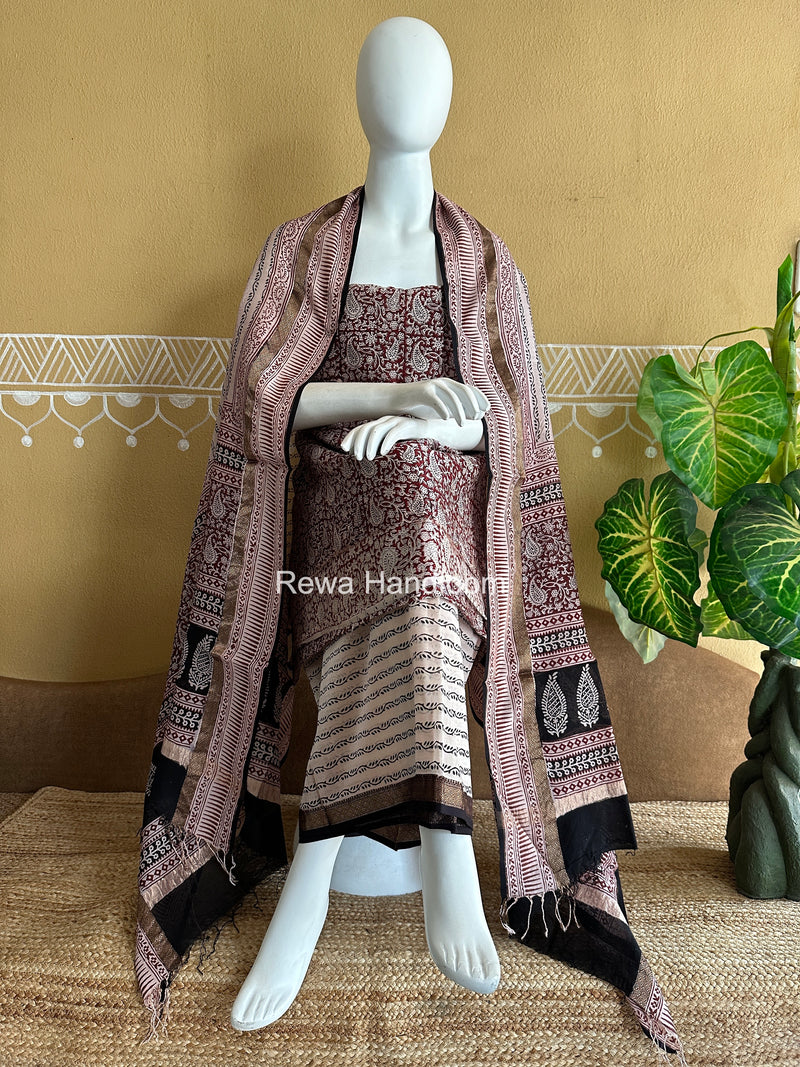 Maheshwari Bagh Print Suit