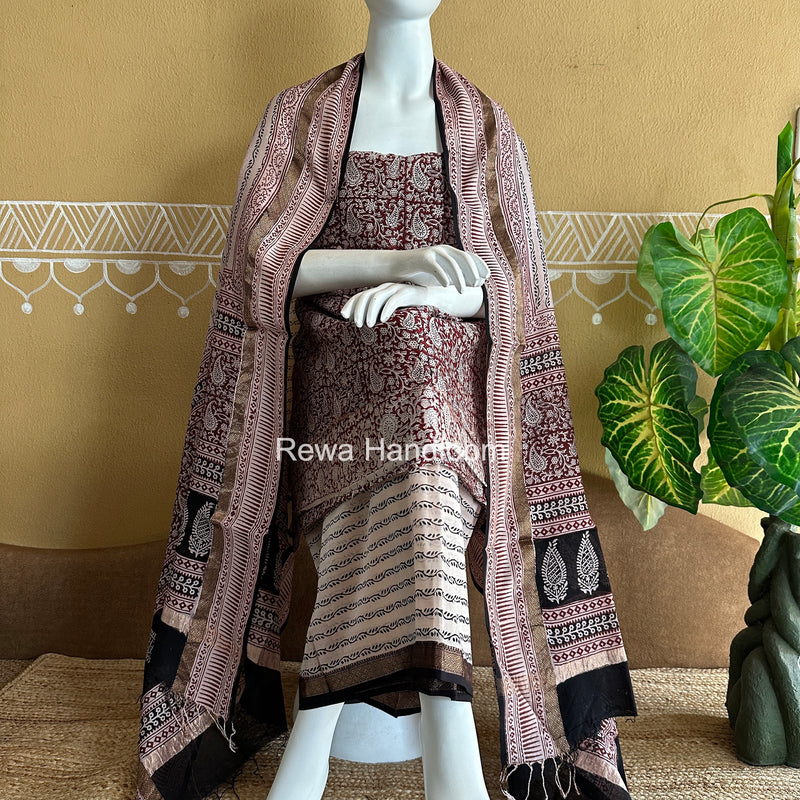 Maheshwari Bagh Print Suit