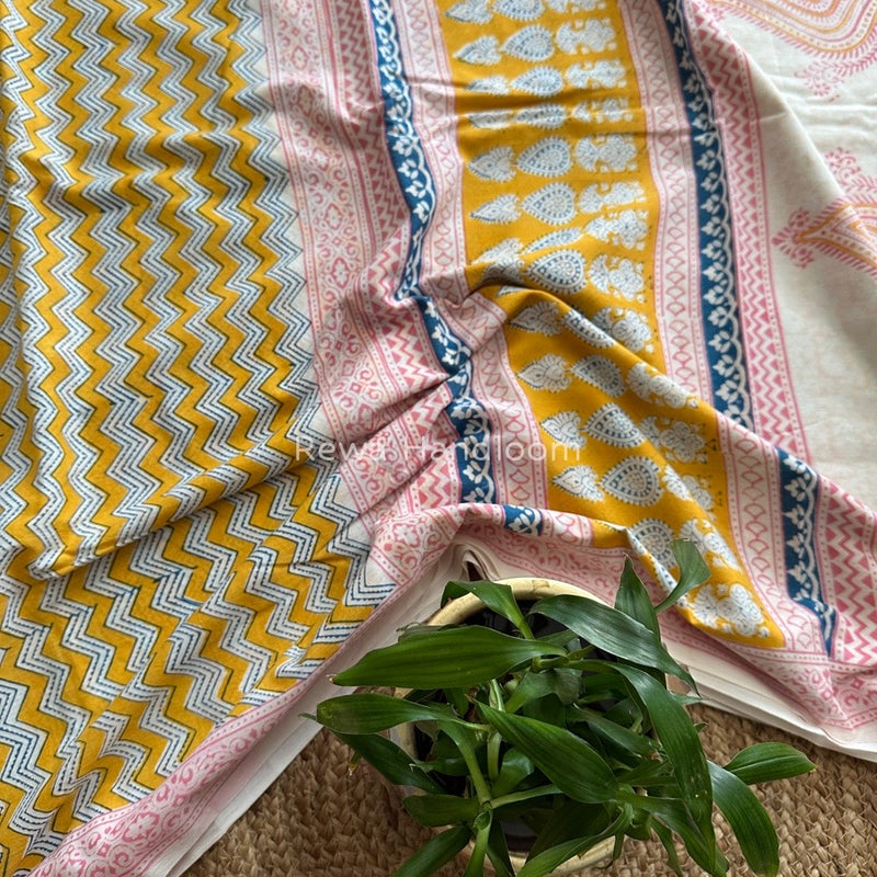 Indigo Cotton Saree