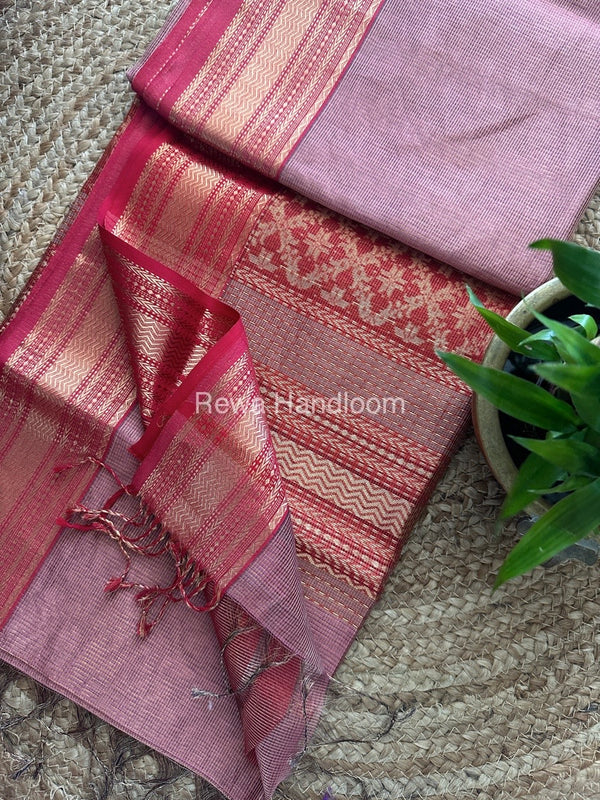 Maheshwari Tissue Rich Pallu Saree