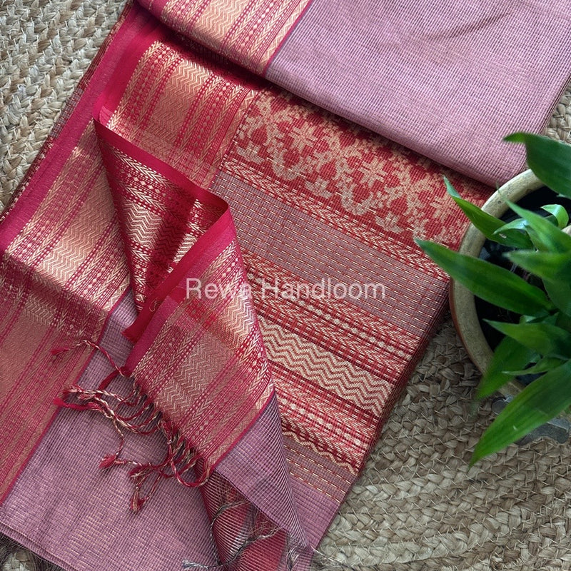 Maheshwari Tissue Rich Pallu Saree