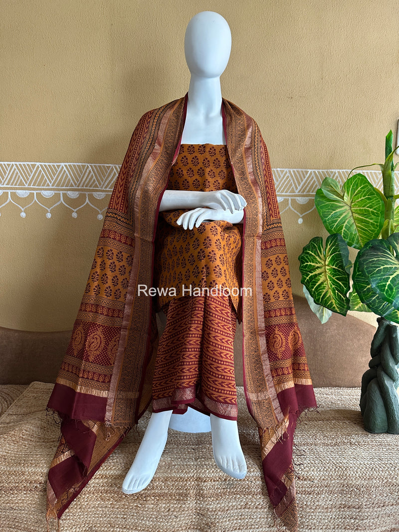 Maheshwari Bagh Print Suit