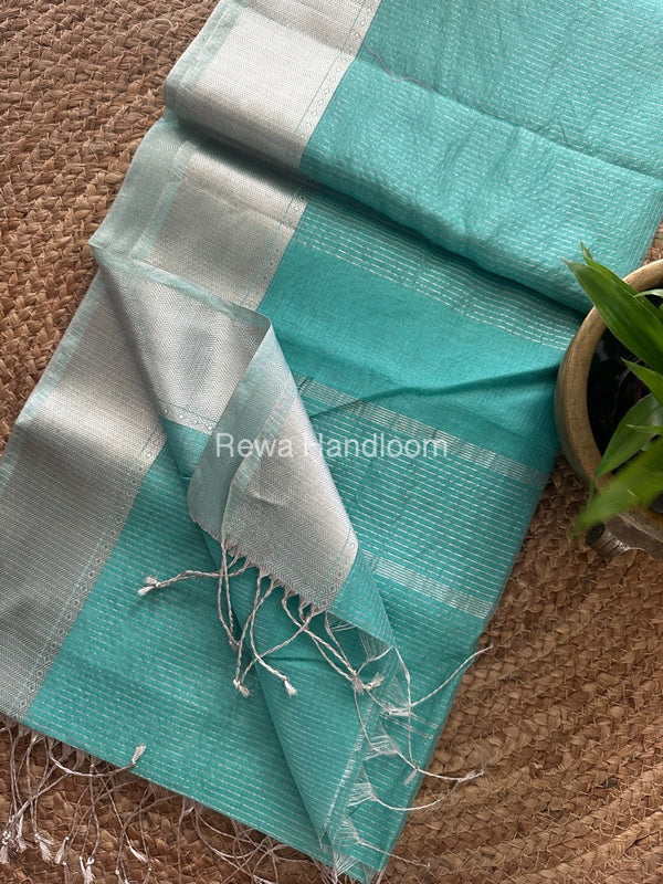 Maheswari Silver Tissue Saree