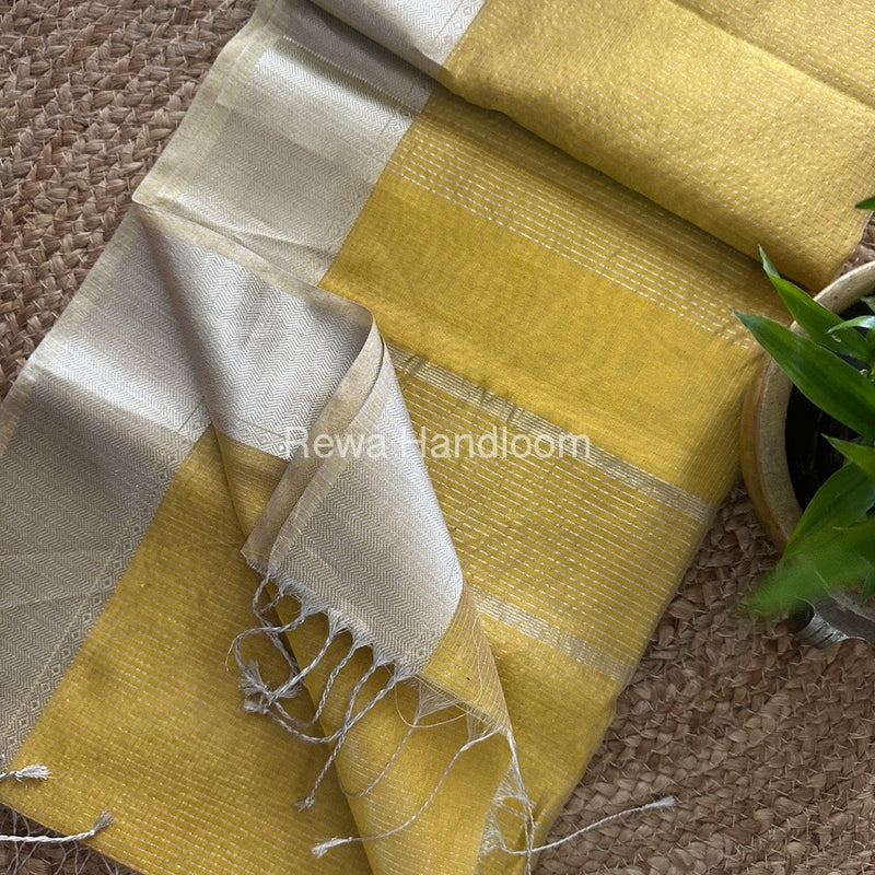 Maheswari Silver Tissue Saree