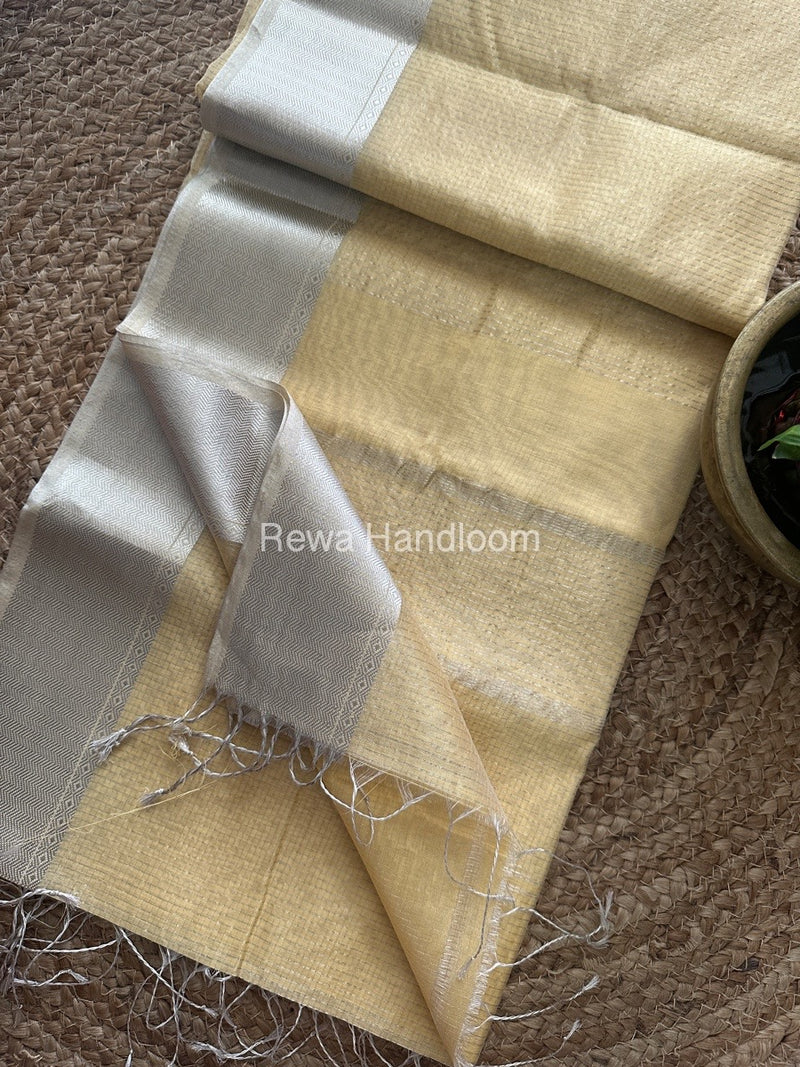 Maheswari Silver Tissue Saree
