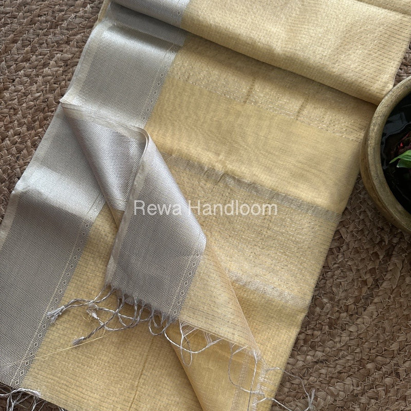Maheswari Silver Tissue Saree