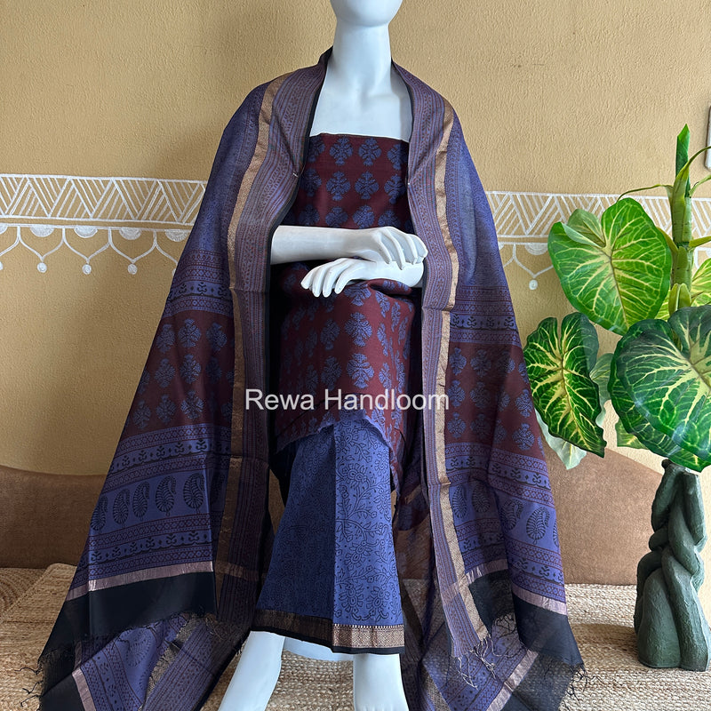 Maheshwari Bagh Print Suit