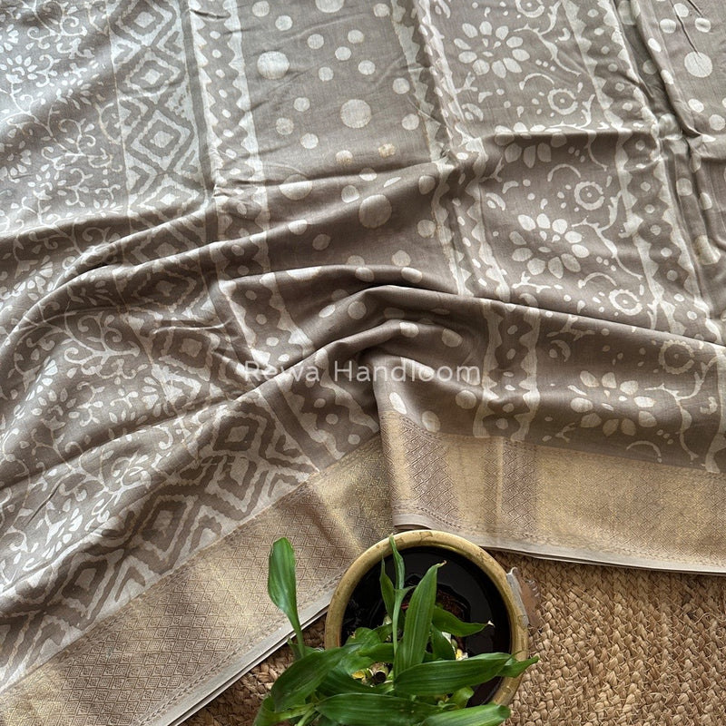  Dabu Kashish Cotton Print Saree