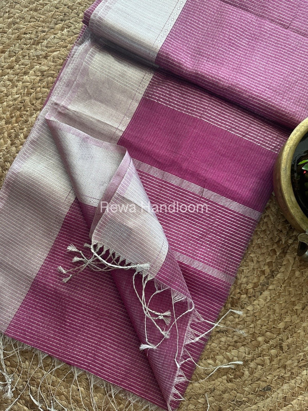 Maheswari Silver Tissue Saree