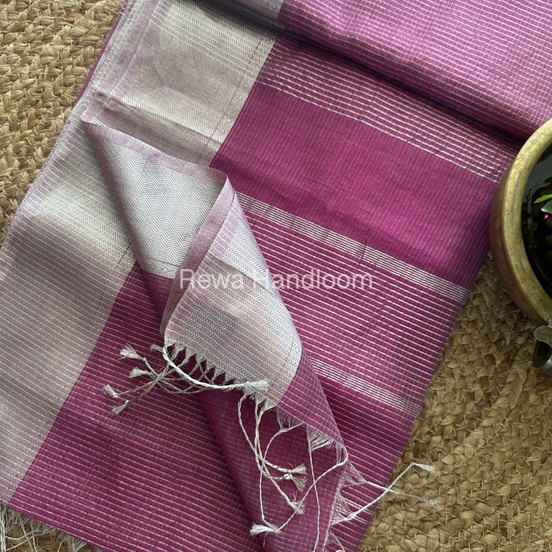 Maheswari Silver Tissue Saree