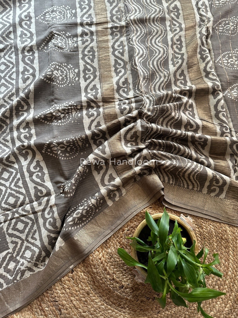 Tissue Lining Kashish Print Saree
