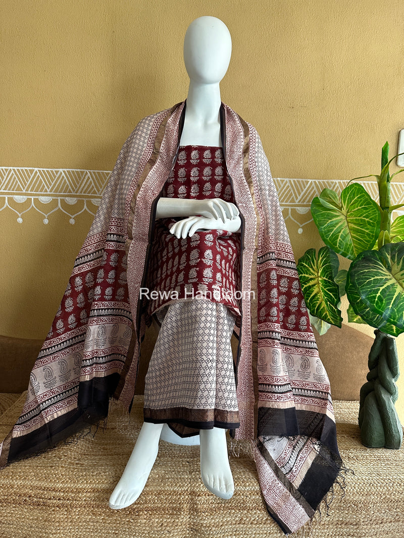 Maheshwari Bagh Print Suit
