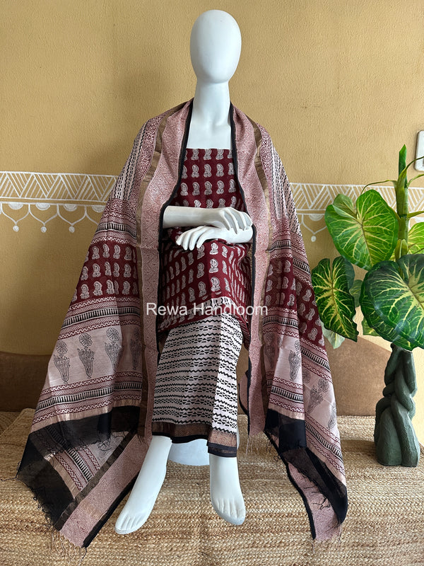 Maheshwari Bagh Print Suit