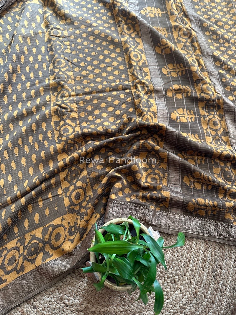  Dabu Kashish Print Saree