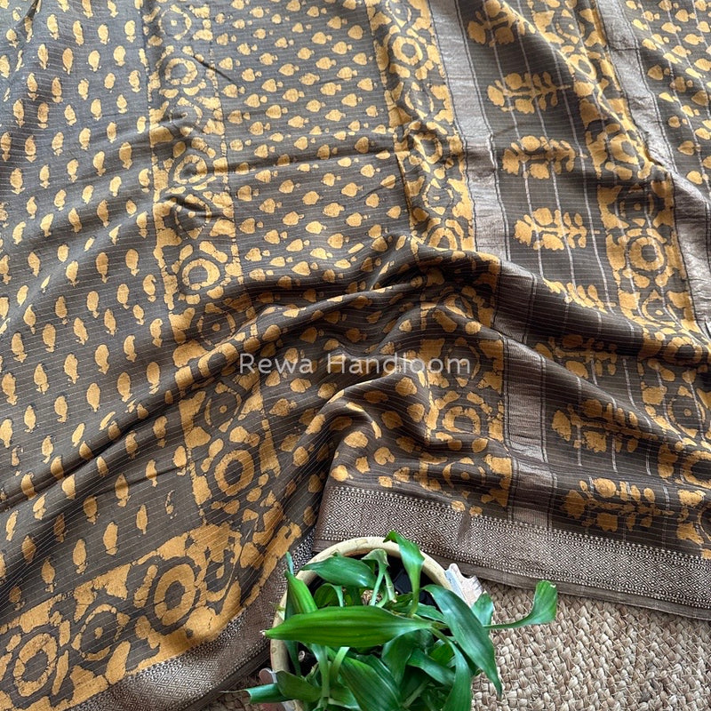  Dabu Kashish Print Saree