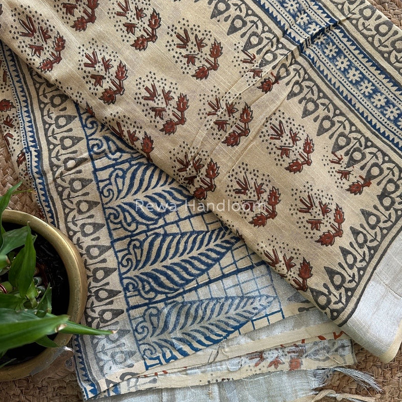  Cotton Linen Saree