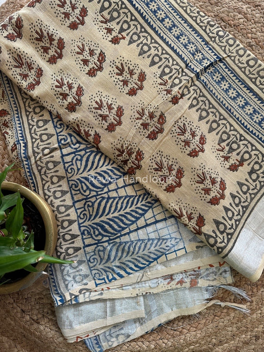  Cotton Linen Saree