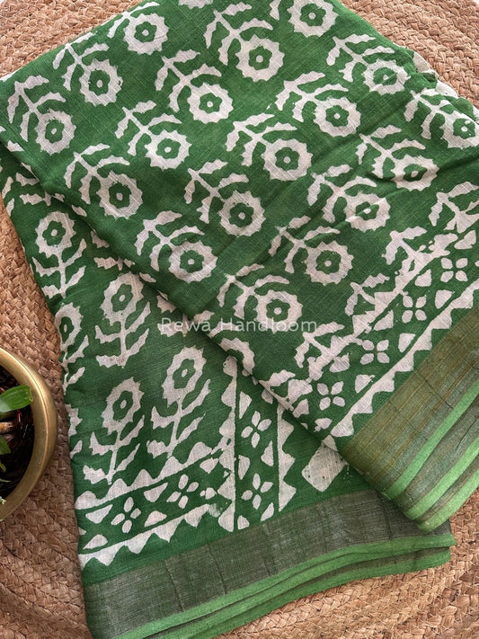  Cotton Linen Saree