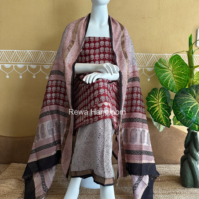 Maheshwari Bagh Print Suit 