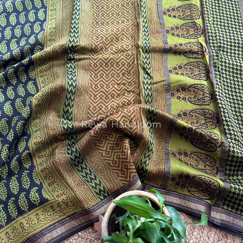 Maheshwari Bagh Print Saree