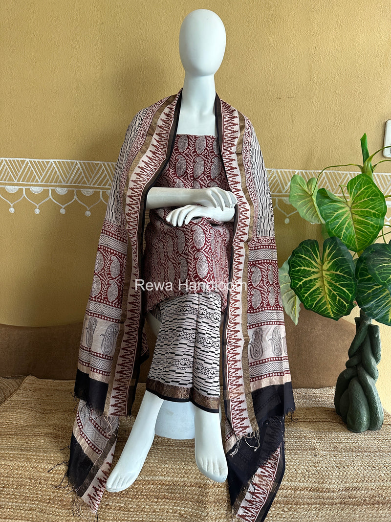 Maheshwari Bagh Print Suit