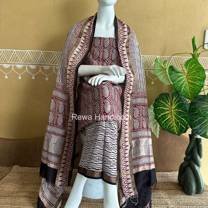 Maheshwari Bagh Print Suit