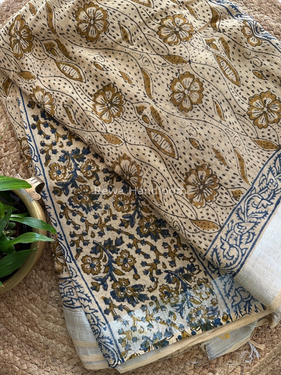  Cotton Linen Saree
