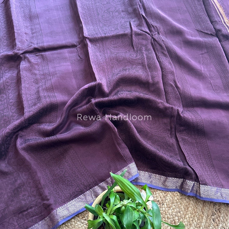 Maheshwari Bagh Print Saree