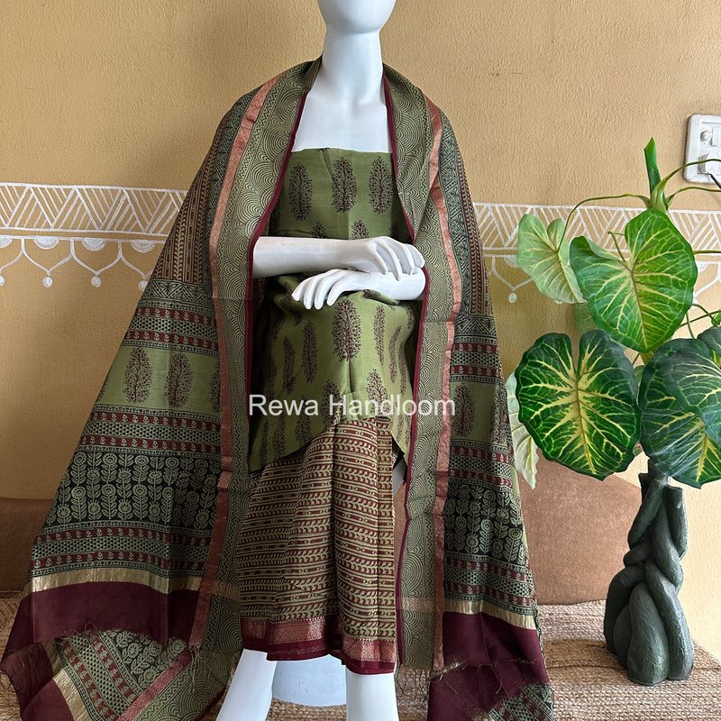 Maheshwari Bagh Print Suit