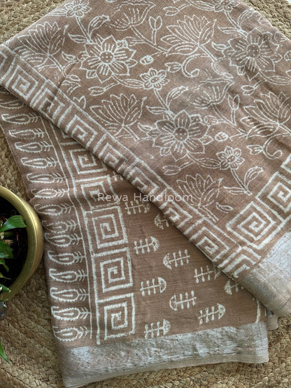  Cotton Linen Saree