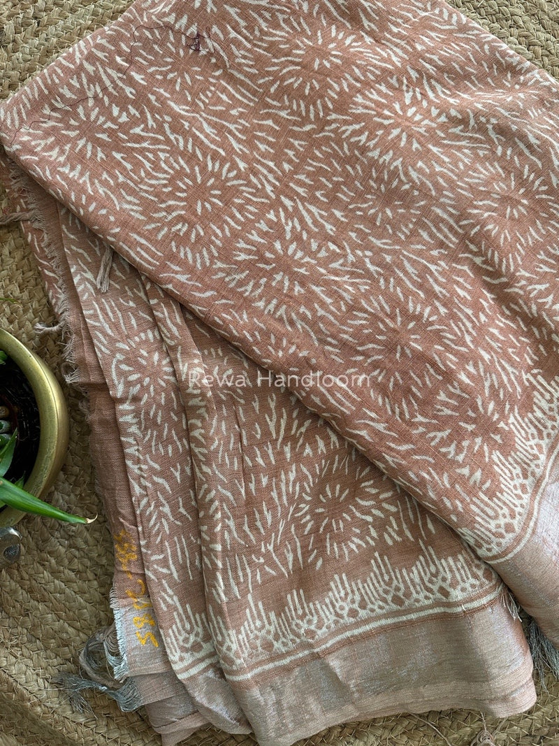  Cotton Linen Saree